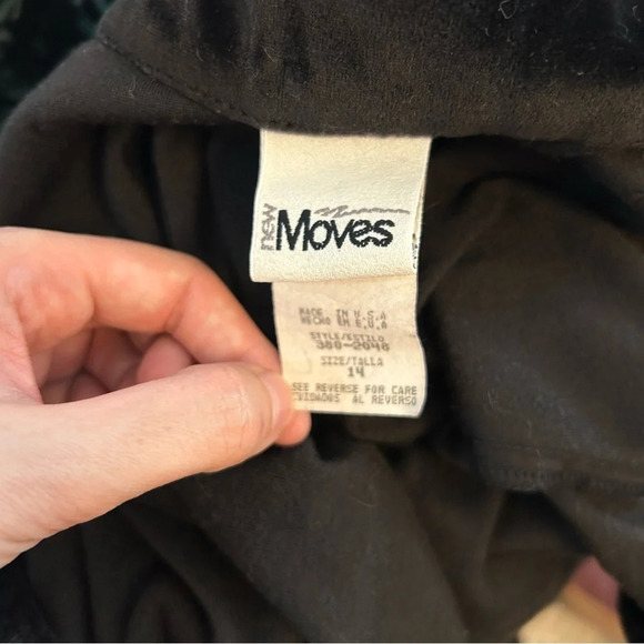 Vintage New Moves Velvet Heart Zipper Dress Size 14/XS/S/2/4 - Picture 6 of 7